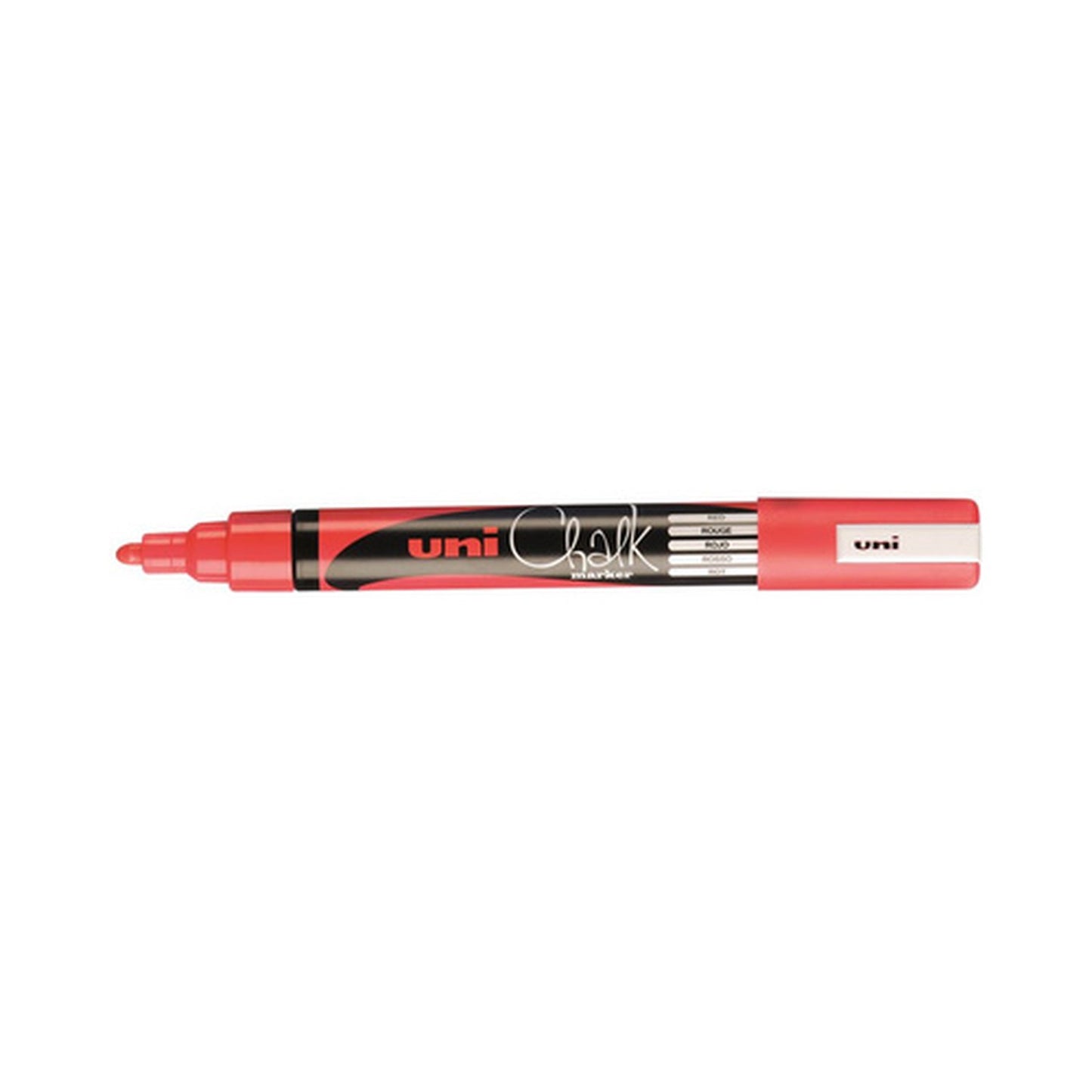 uni-ball Marqueur craie Chalk marker PWE5M, rouge