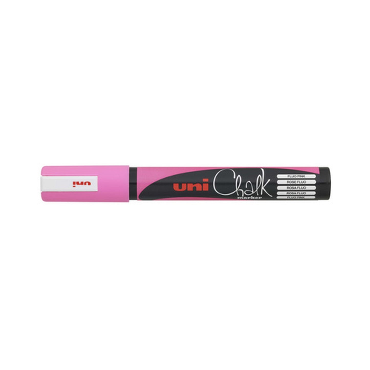 uni-ball Marqueur craie Chalk marker PWE5M, rose fluo