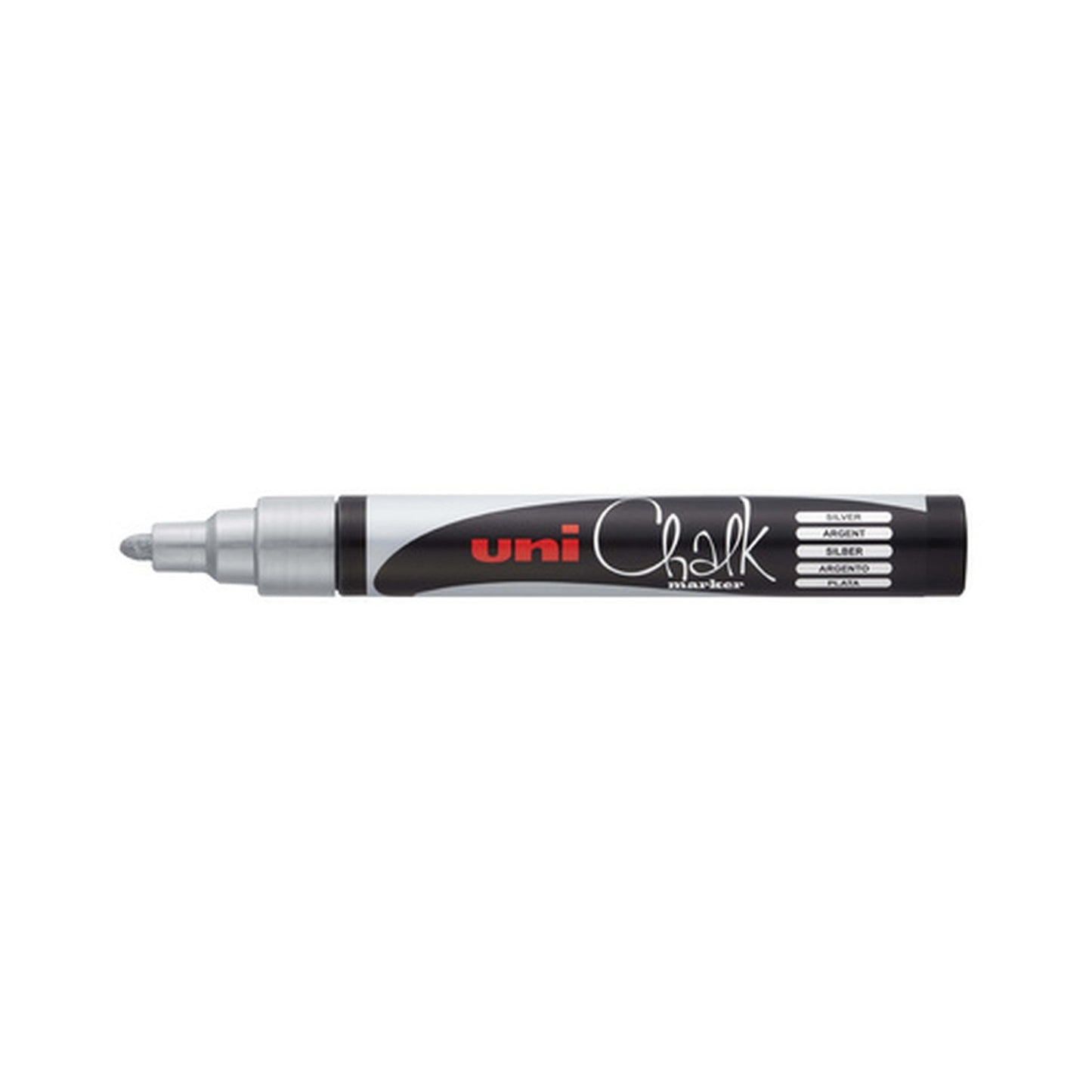 uni-ball Marqueur craie Chalk marker PWE5M, argent