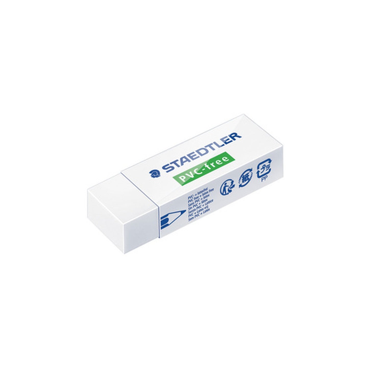 STAEDTLER Gomme B20, sans PVC, blanc