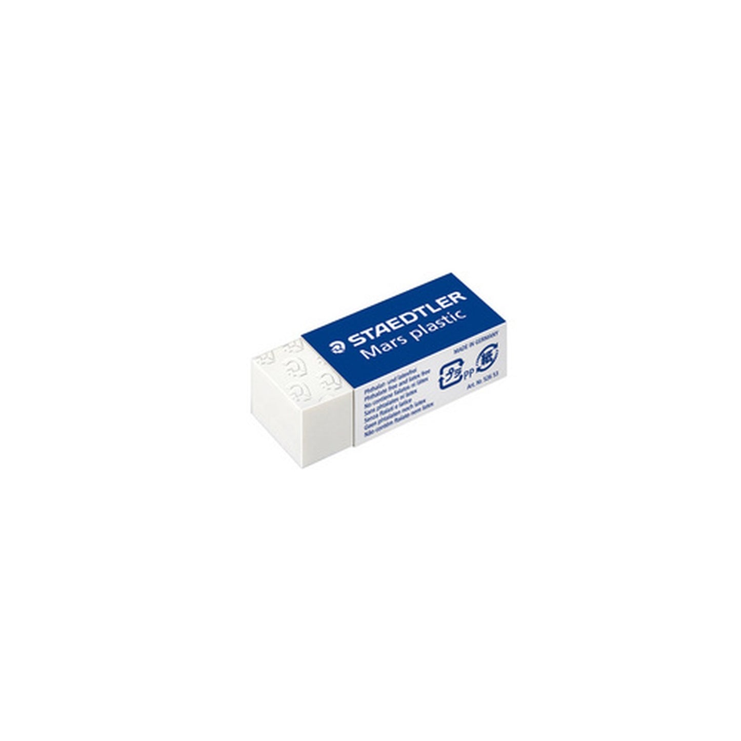 STAEDTLER Gomme plastique Mars plastic mini, blanc