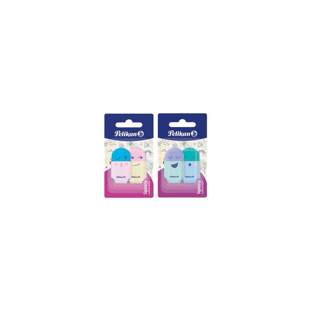 Pelikan Gomme en plastique Squeezy You, carte blister