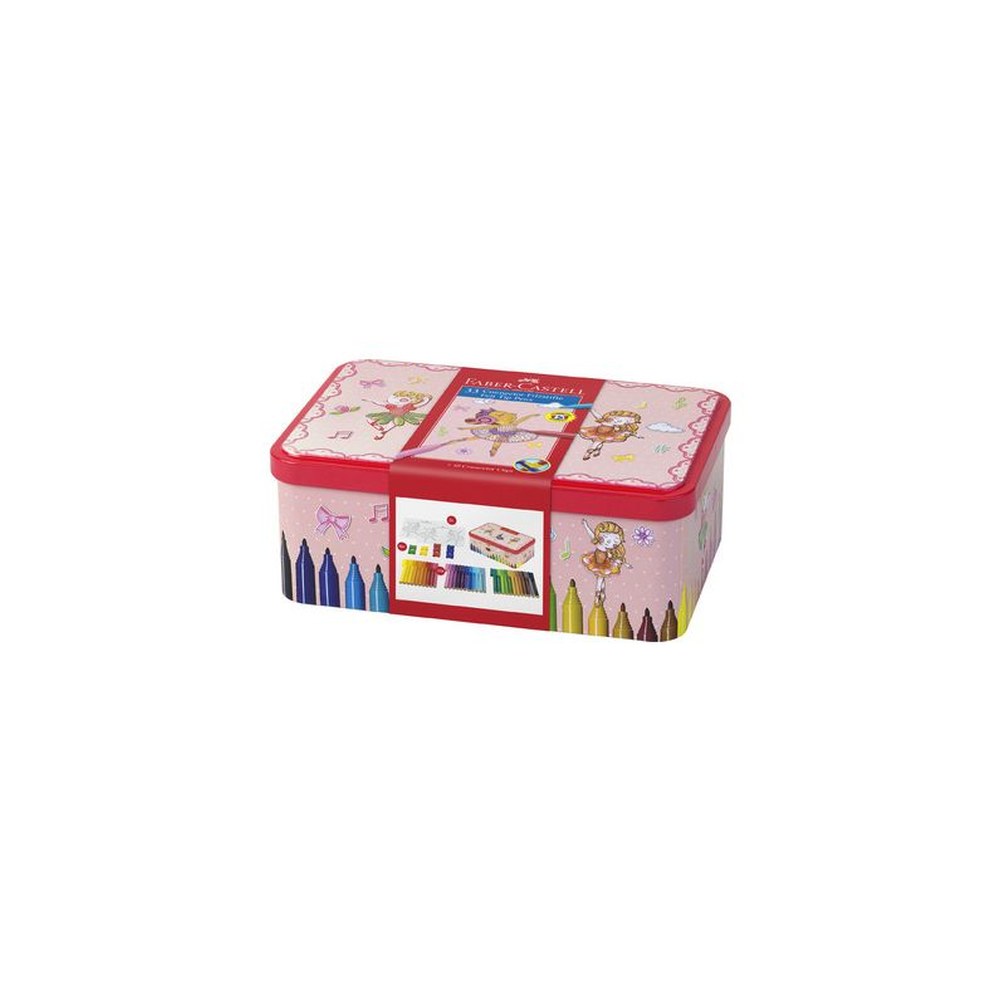 FABER-CASTELL Feutres CONNECTOR PEN, boîte ballerine de 33
