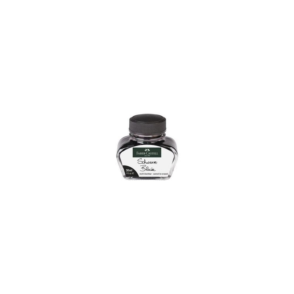 FABER-CASTELL Flacon d'encre, contenu: 30 ml, noir
