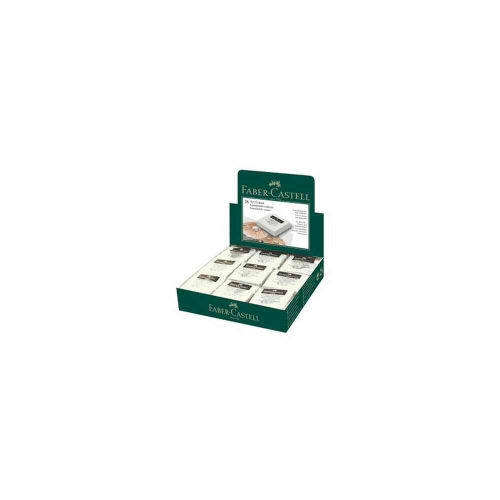 FABER-CASTELL Gomme mie de pain ART ERASER, blanc x18