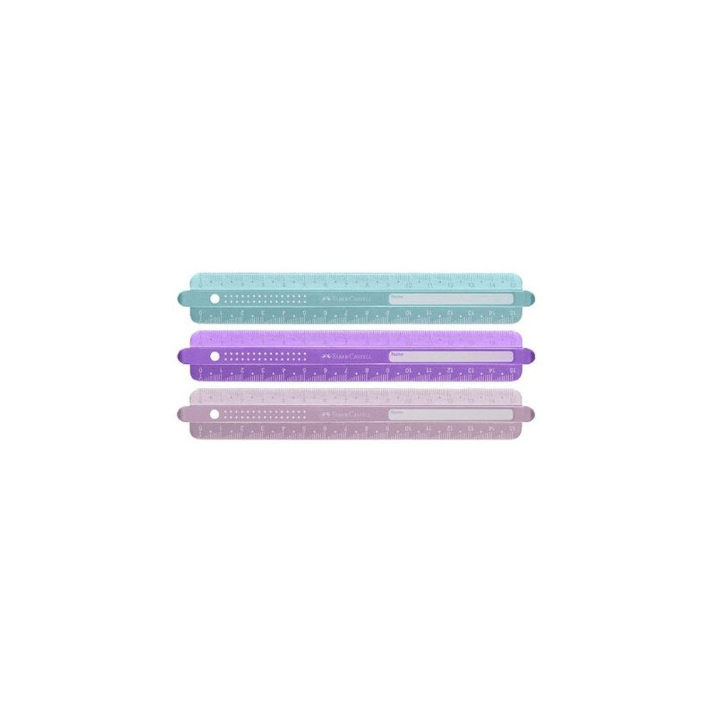 FABER-CASTELL Règle SPARKLE, 300 mm, assorti x6