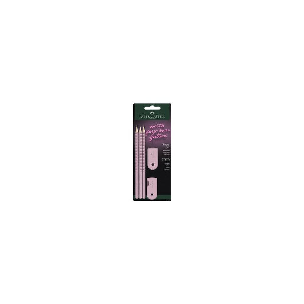 FABER-CASTELL Kit d'écriture SLEEVE, rose