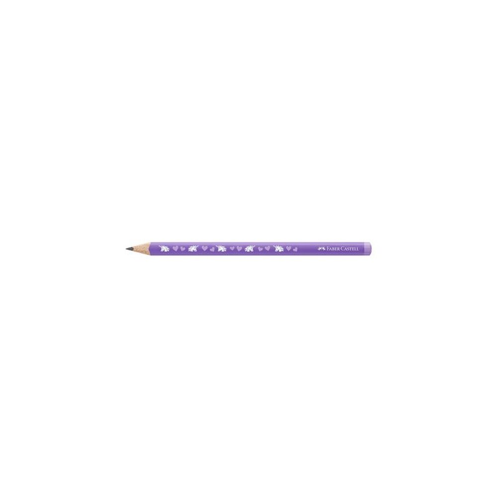 FABER-CASTELL Crayon de papier Licorne Jumbo, HB, violet