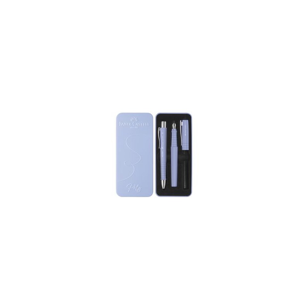 FABER-CASTELL Set de stylos POLY BALL/PEN, pale iris