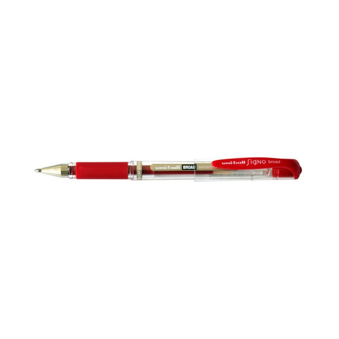 uni-ball Stylo roller encre gel SIGNO broad UM153C, rouge