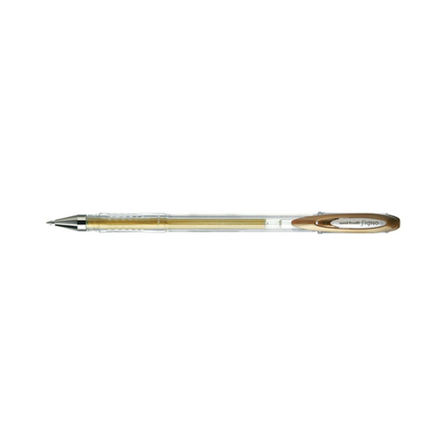 uni-ball Stylo roller encre gel SIGNO Métal UM120NM, or