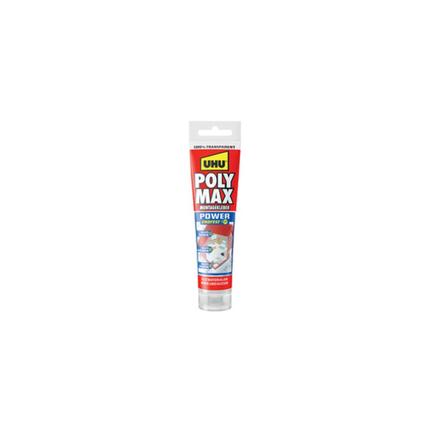 UHU Colle d'étanchéité POLYMAX POWER, 115 g, transparent