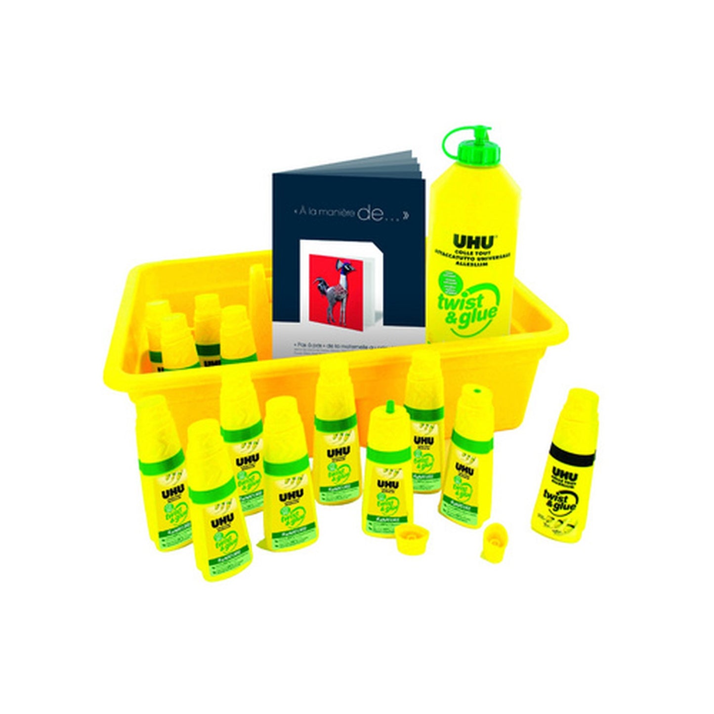 UHU Pack scolaire flacon de colle twist & glue