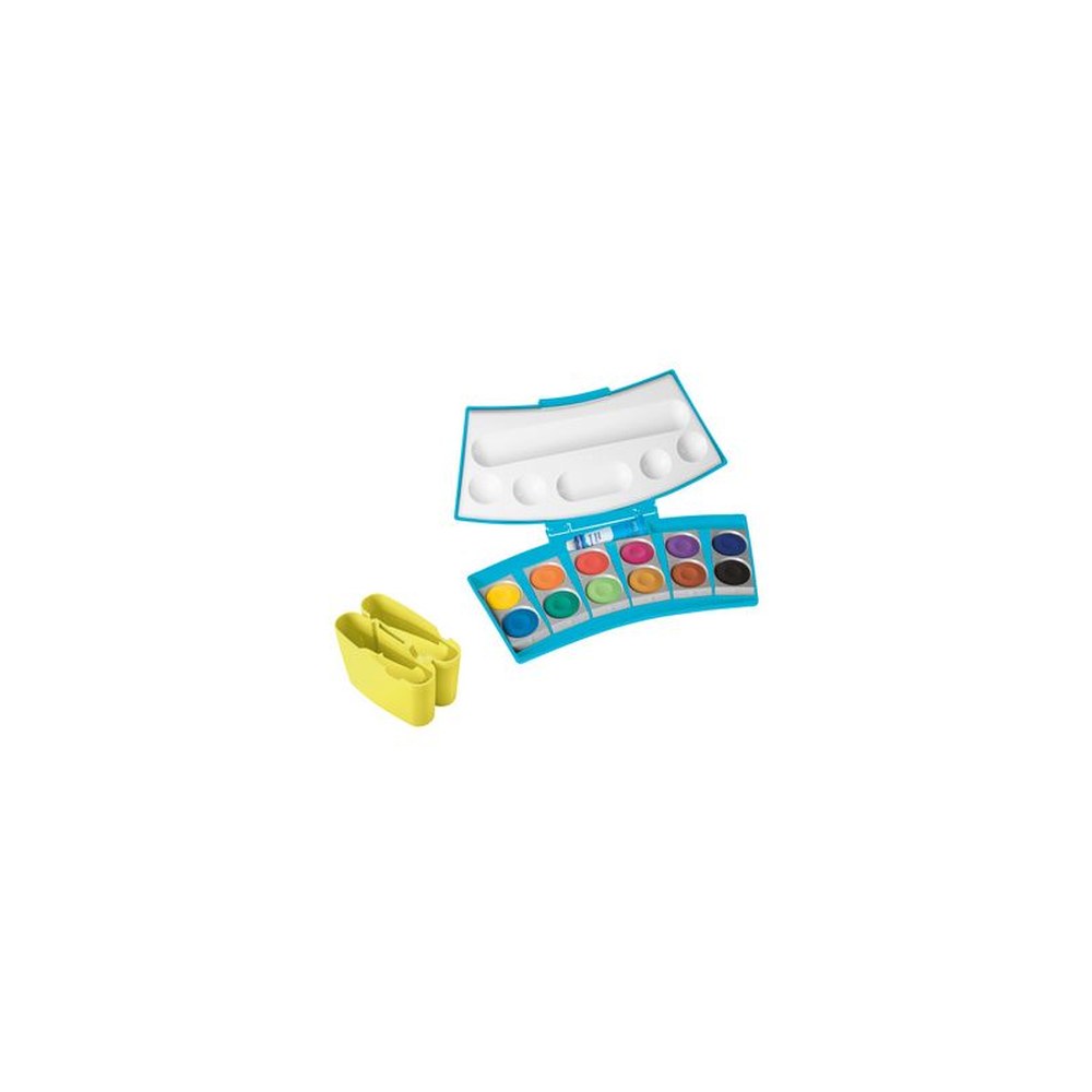 Pelikan Boîte de peinture ProColor 735, 12 couleurs