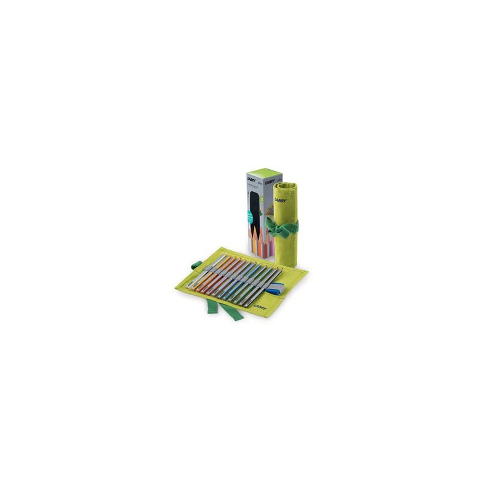 LAMY Crayon de couleur triangulaire plus, rouleau de 12