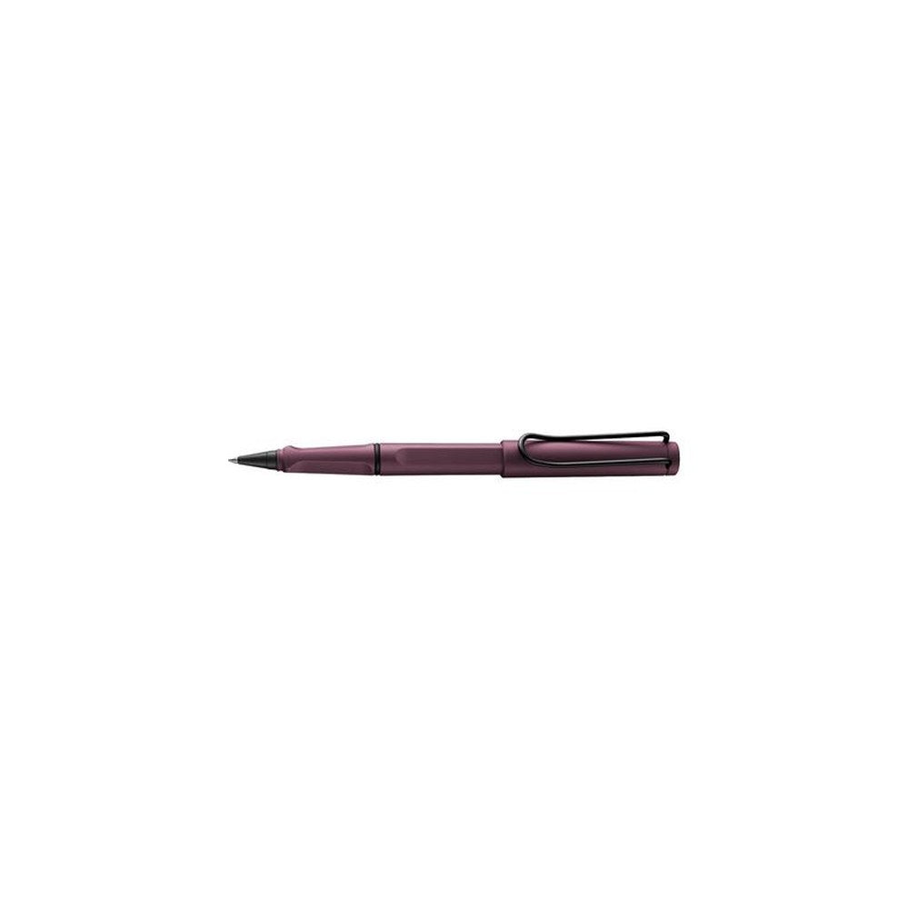 LAMY Stylo roller safari steel scarlet, avec cartouche