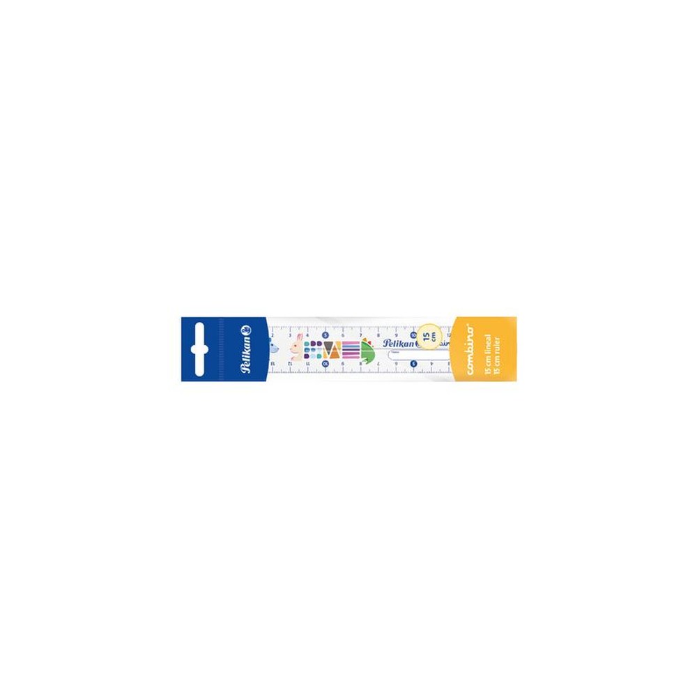 Pelikan Règle combino, 150 mm, transparent