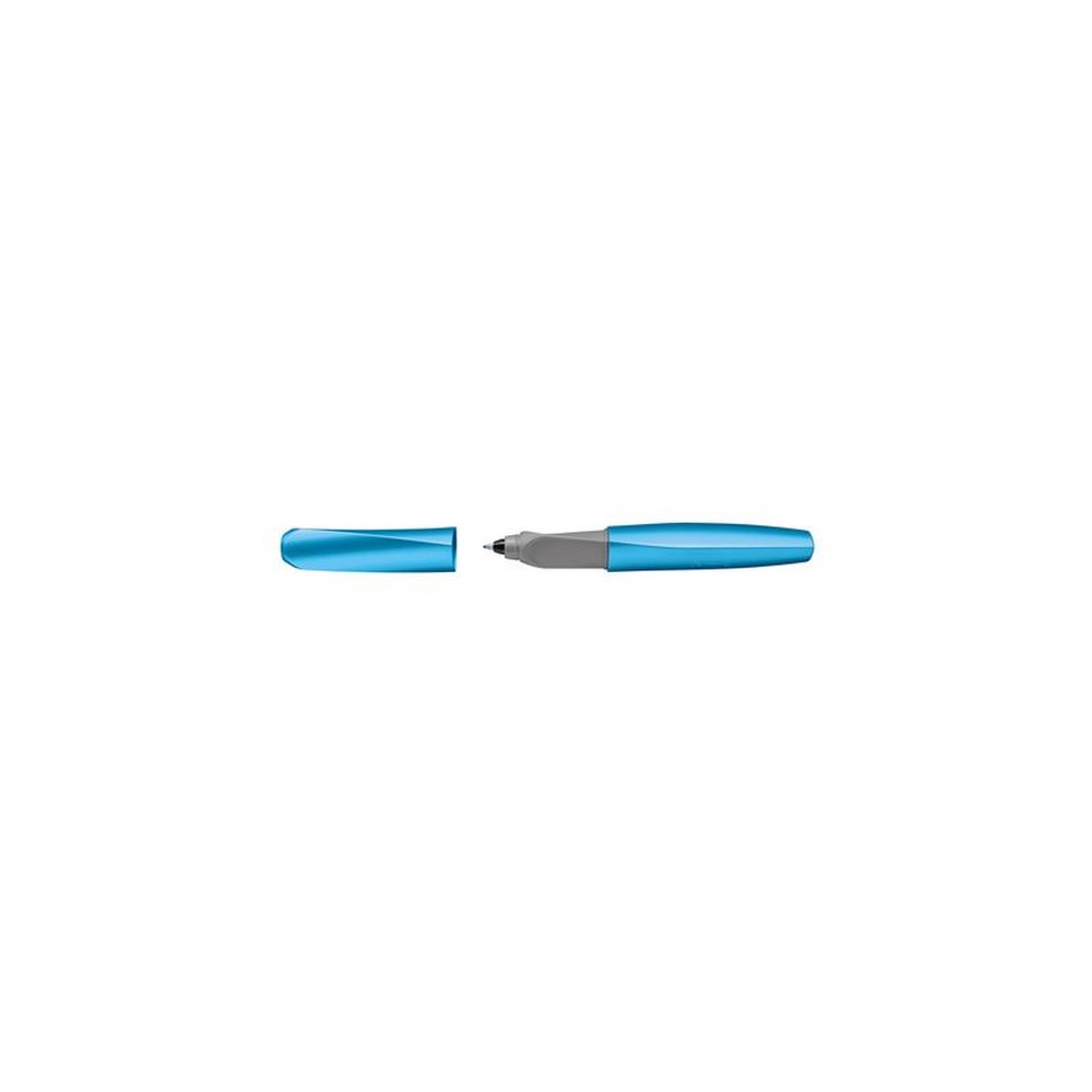 Pelikan Twist Stylo roller Frosted Blue, bleu-métallique