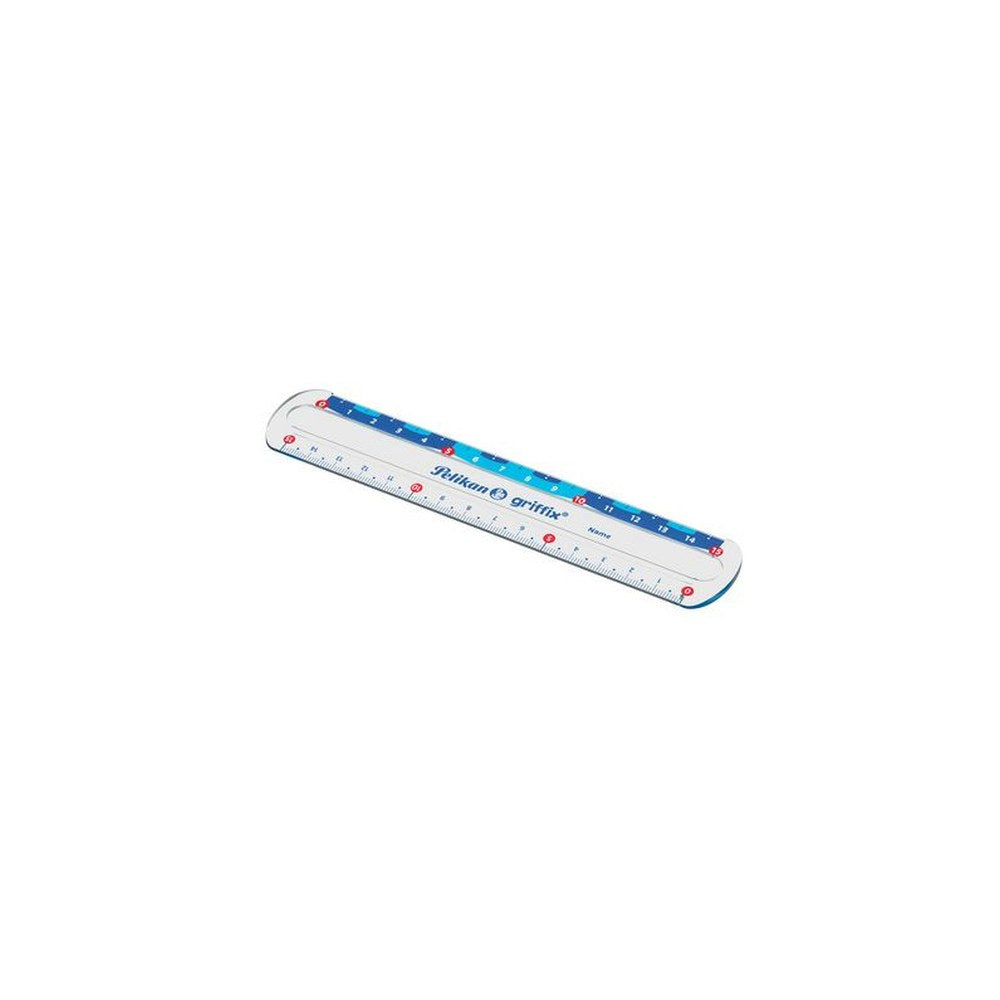 Pelikan Règle griffix, 150 mm, transparent / bleu
