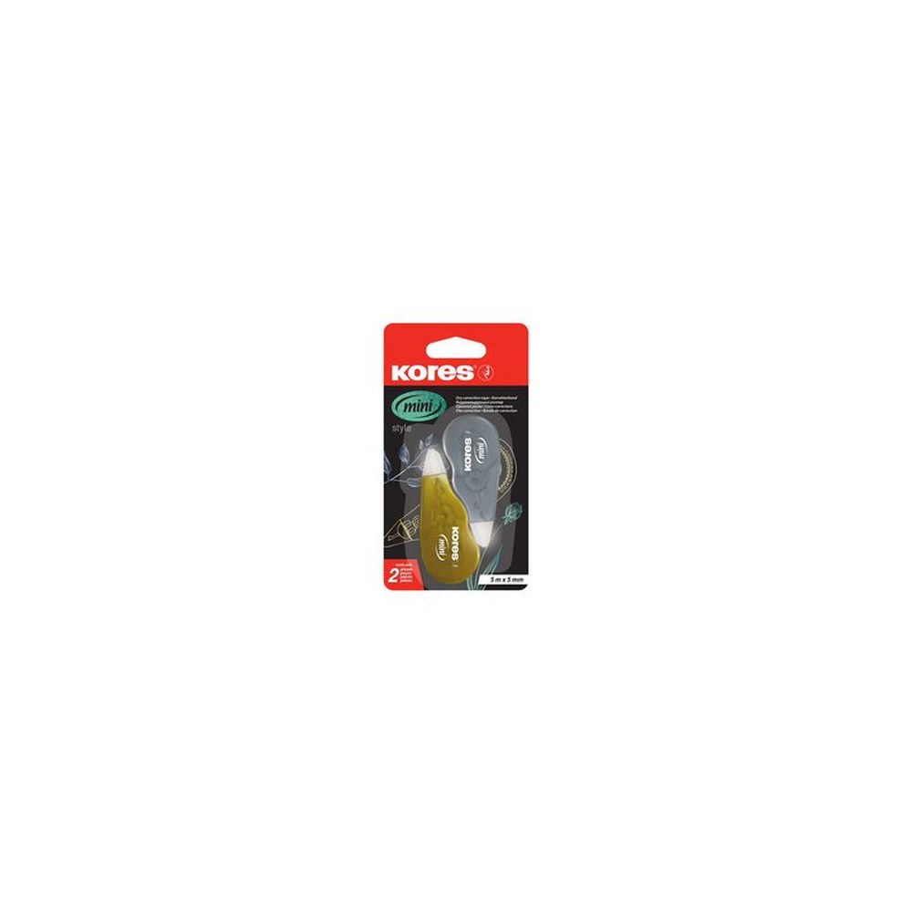 Kores Rouleau correcteur jetable "Mini Metallic Style"