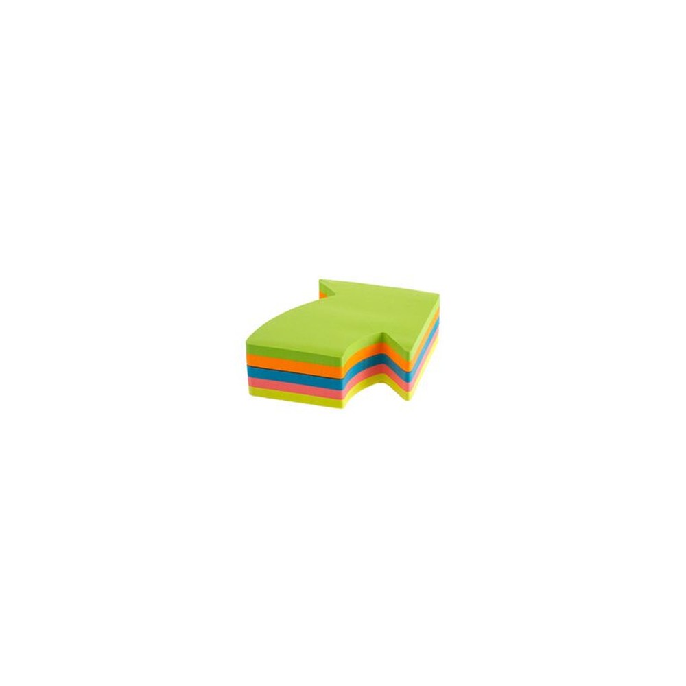 Kores Bloc-note adhésif "Flèche", 70 x 70 mm, uni