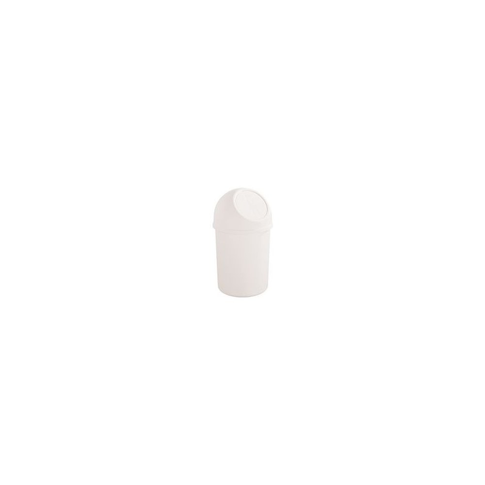 helit Poubelle "the flip", 6 litres, blanc