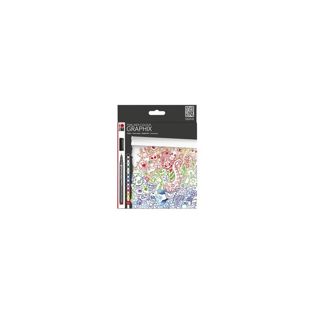 Marabu Feutre fin COLOUR GRAPHIX, "DOODLE SUPREME", par 12