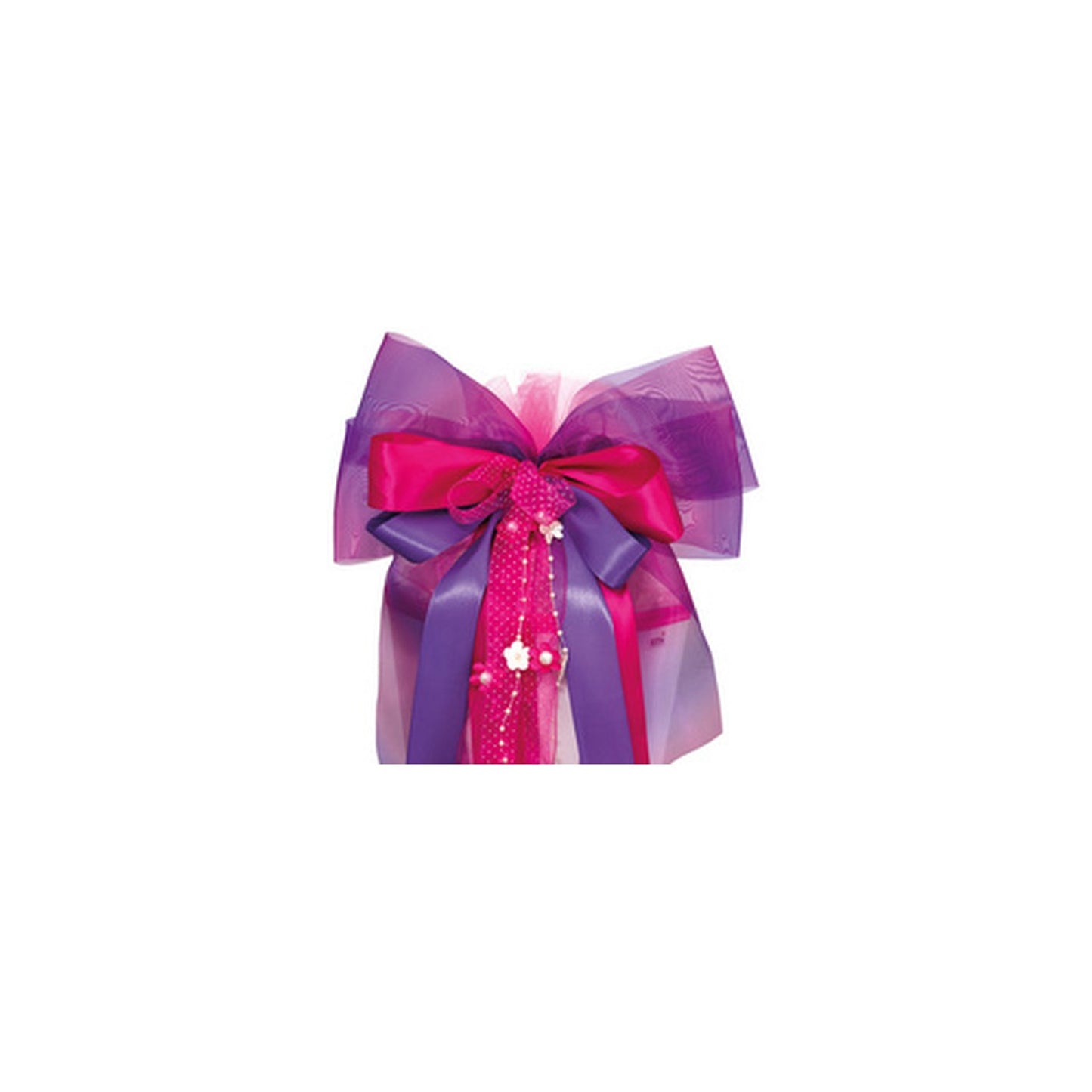 ROTH XXL-Schultütenschleife "Purple Blooming", lila/pink