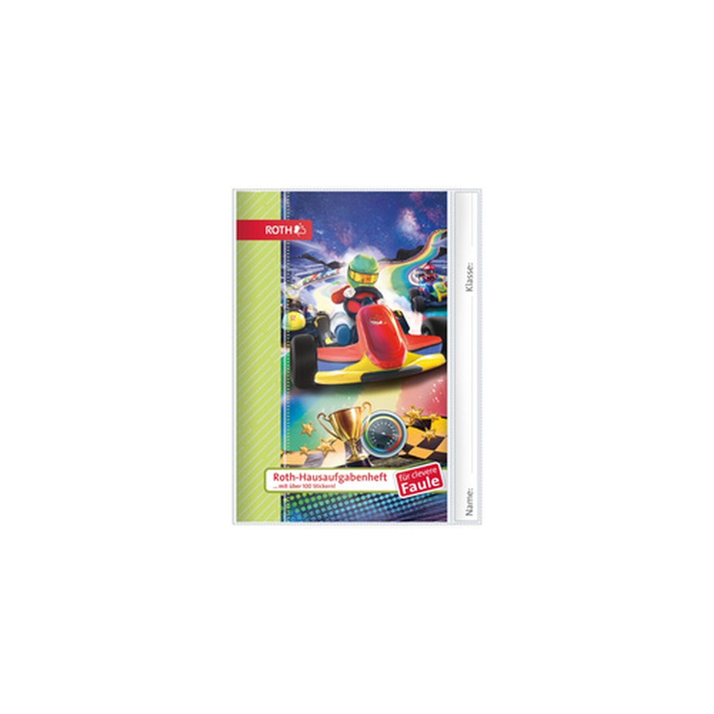 ROTH Hausaufgabenheft Kids für clevere Faule "Kart Race"