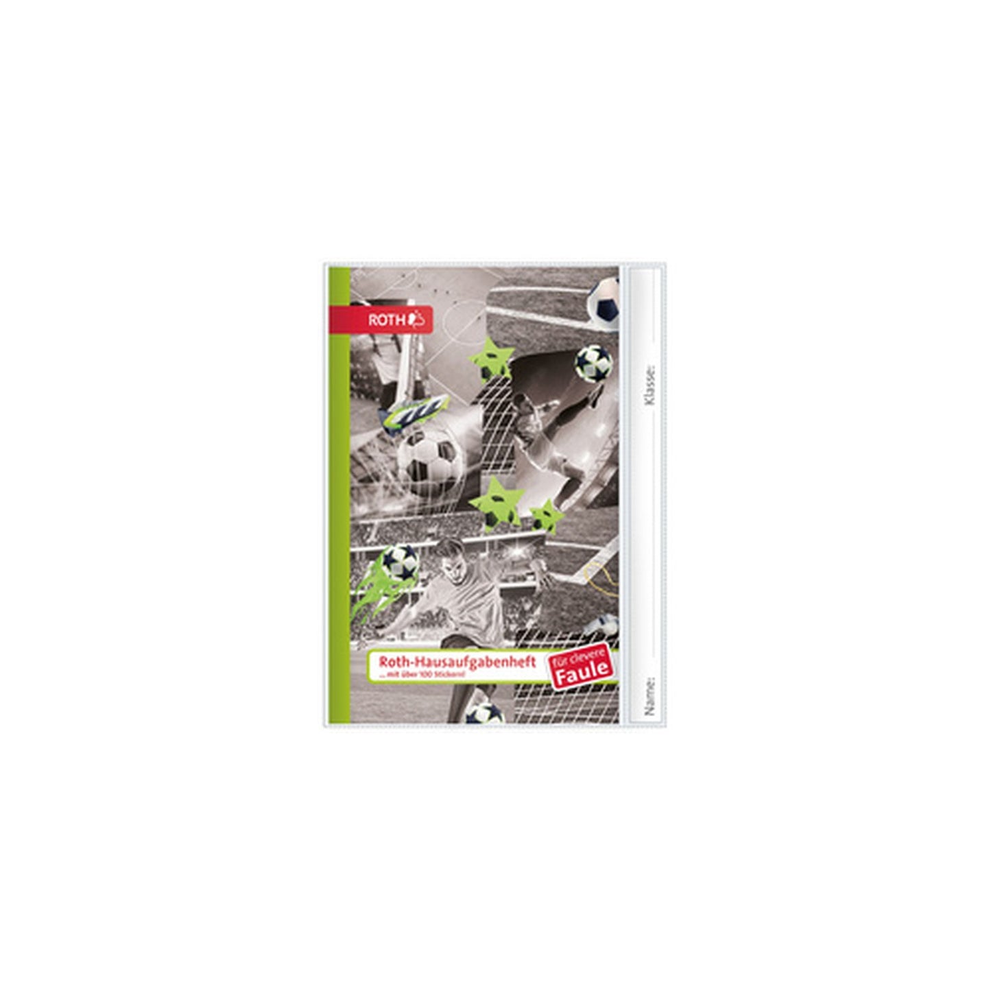 ROTH Hausaufgabenheft Teens für clevere Faule Soccer Collage