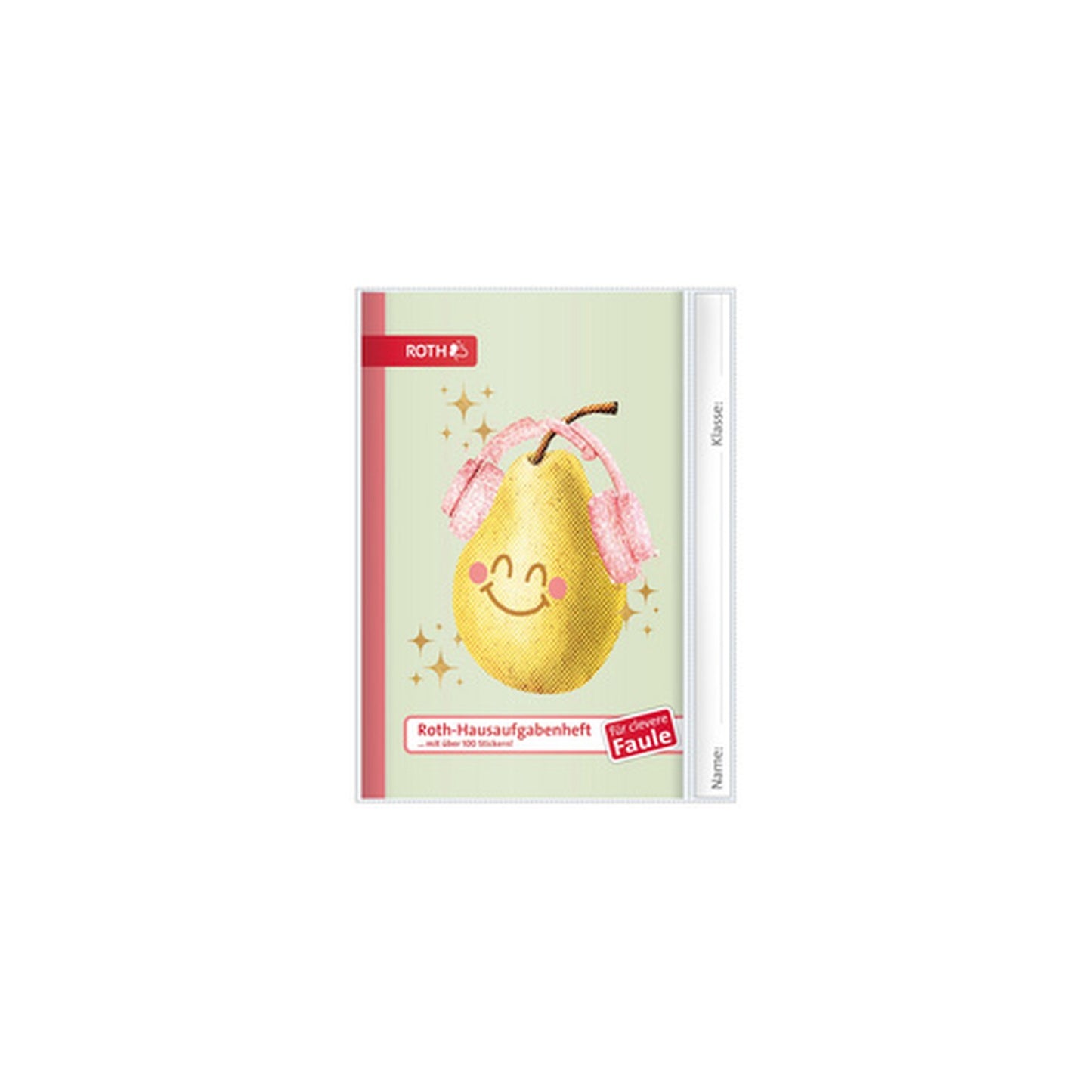 ROTH Hausaufgabenheft Teens für clevere Faule Cute Pear