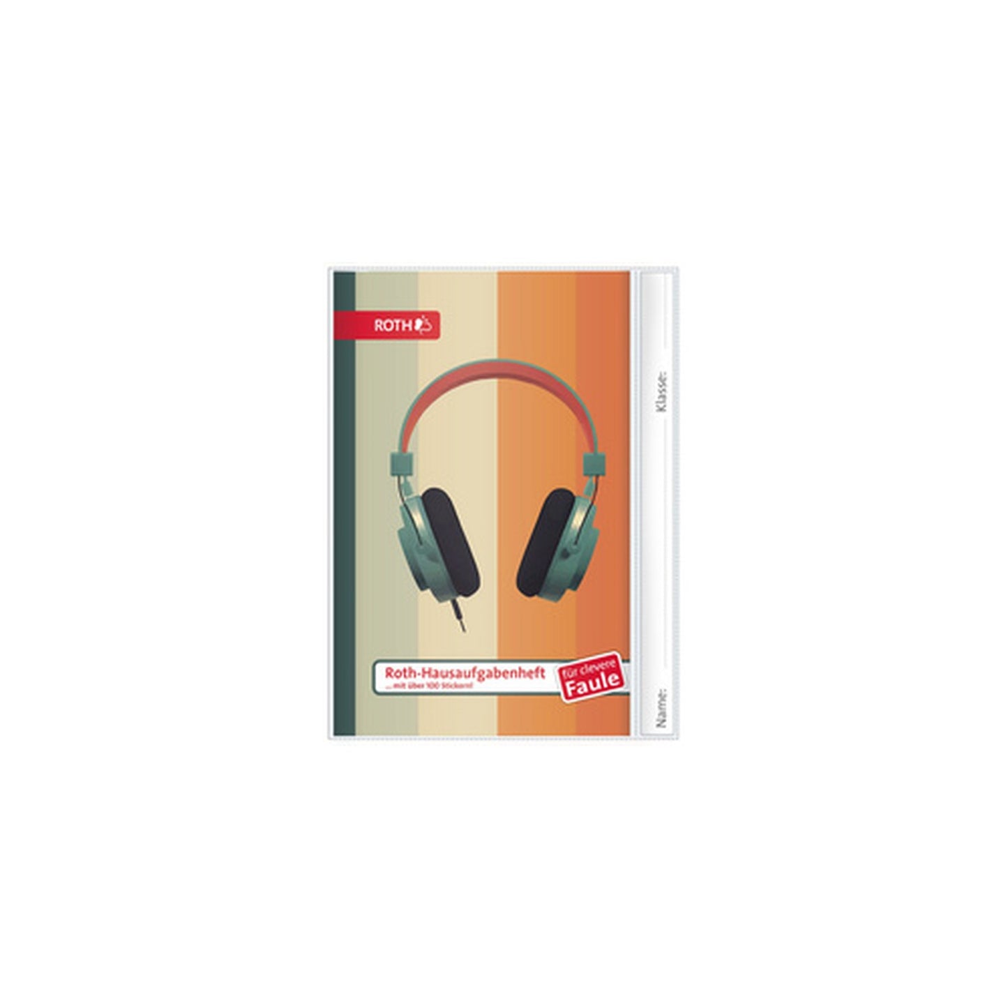 ROTH Hausaufgabenheft Teens für clevere Faule Retro Music