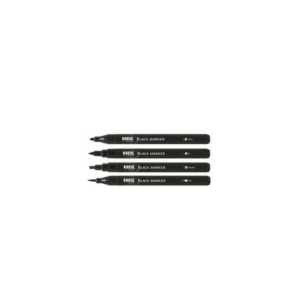 KREUL Black Marker, calligraphy, noir