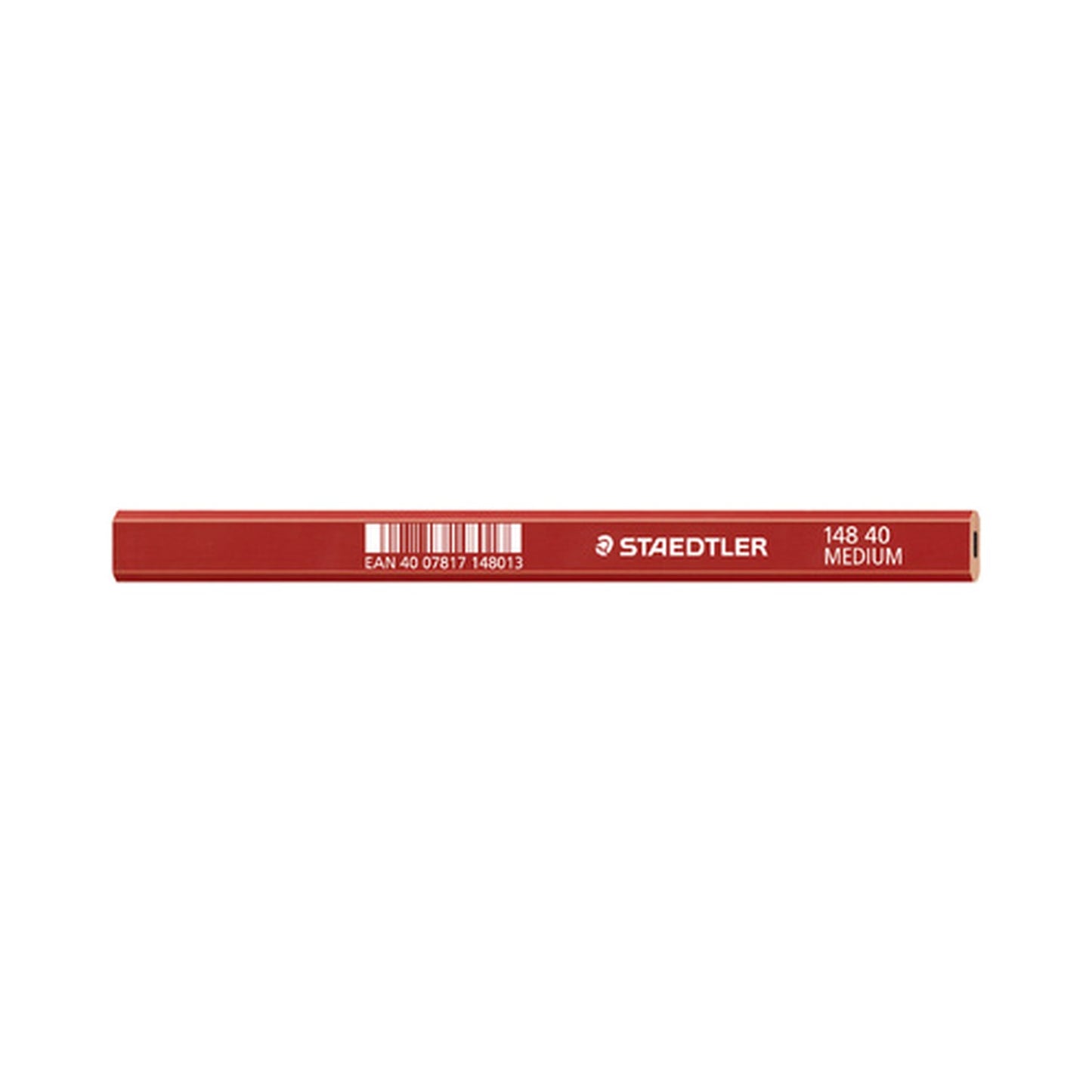 STAEDTLER Crayon de charpentier "moyen", ovale, marron rouge