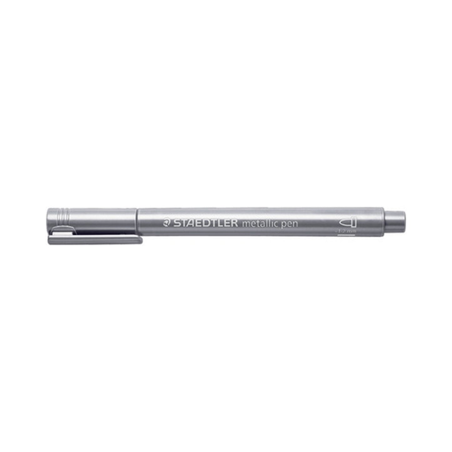 STAEDTLER Marqueur permanent métallisé, pointe ogive, argent