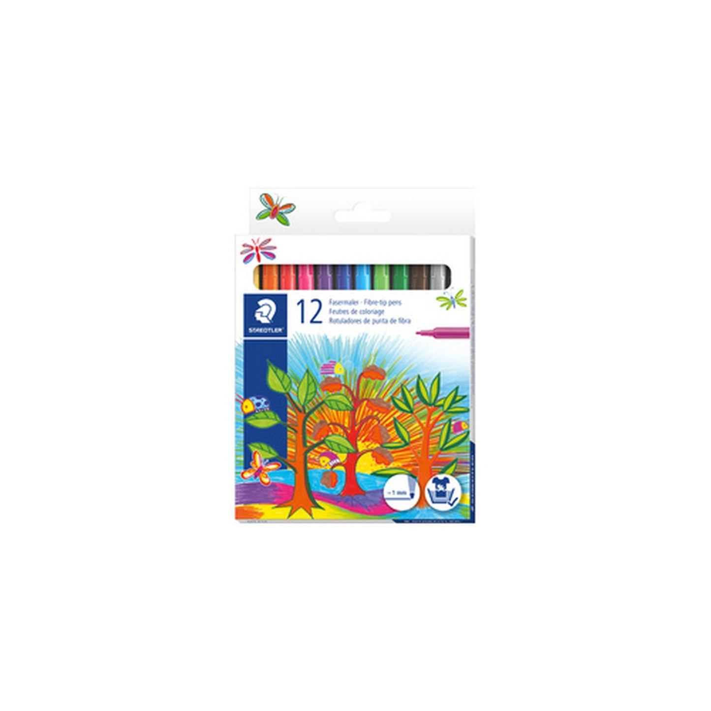 STAEDTLER Feutre de coloriage Noris, étui en carton 12