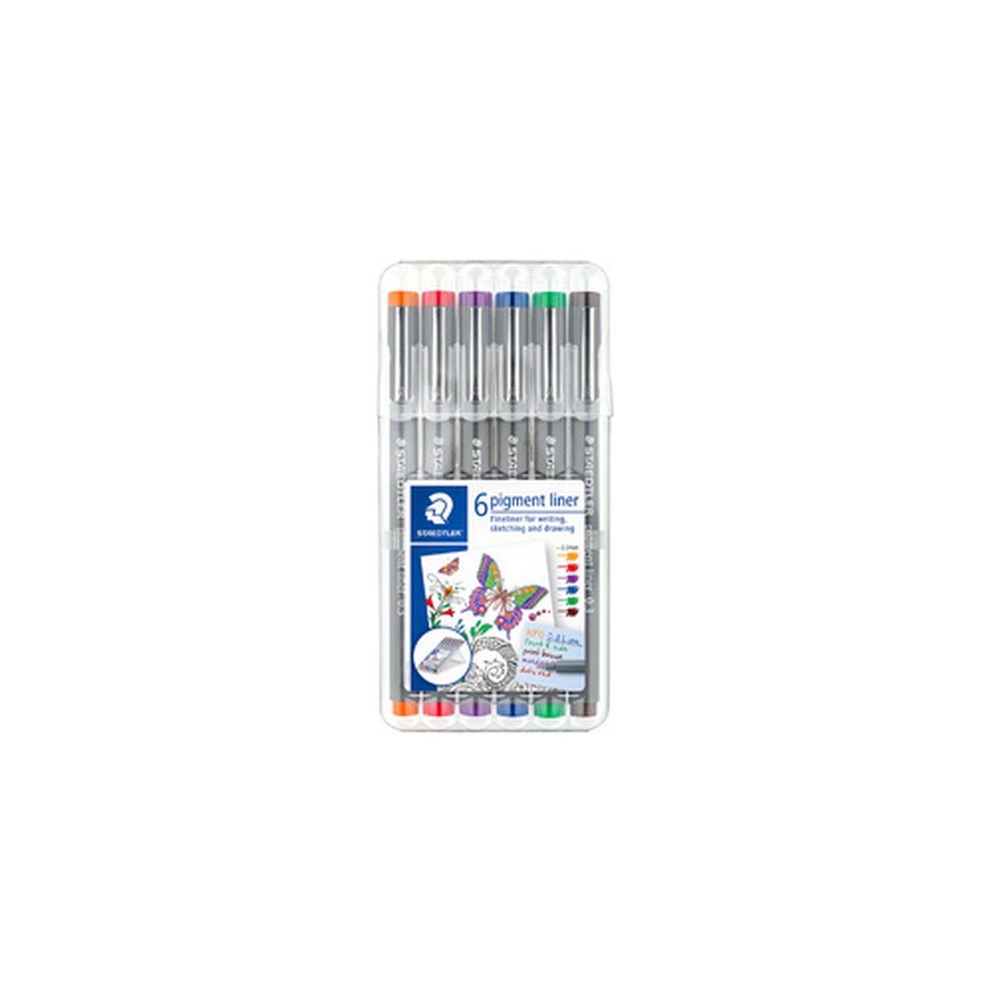 STAEDTLER Feutre à pigment, étui de 6,