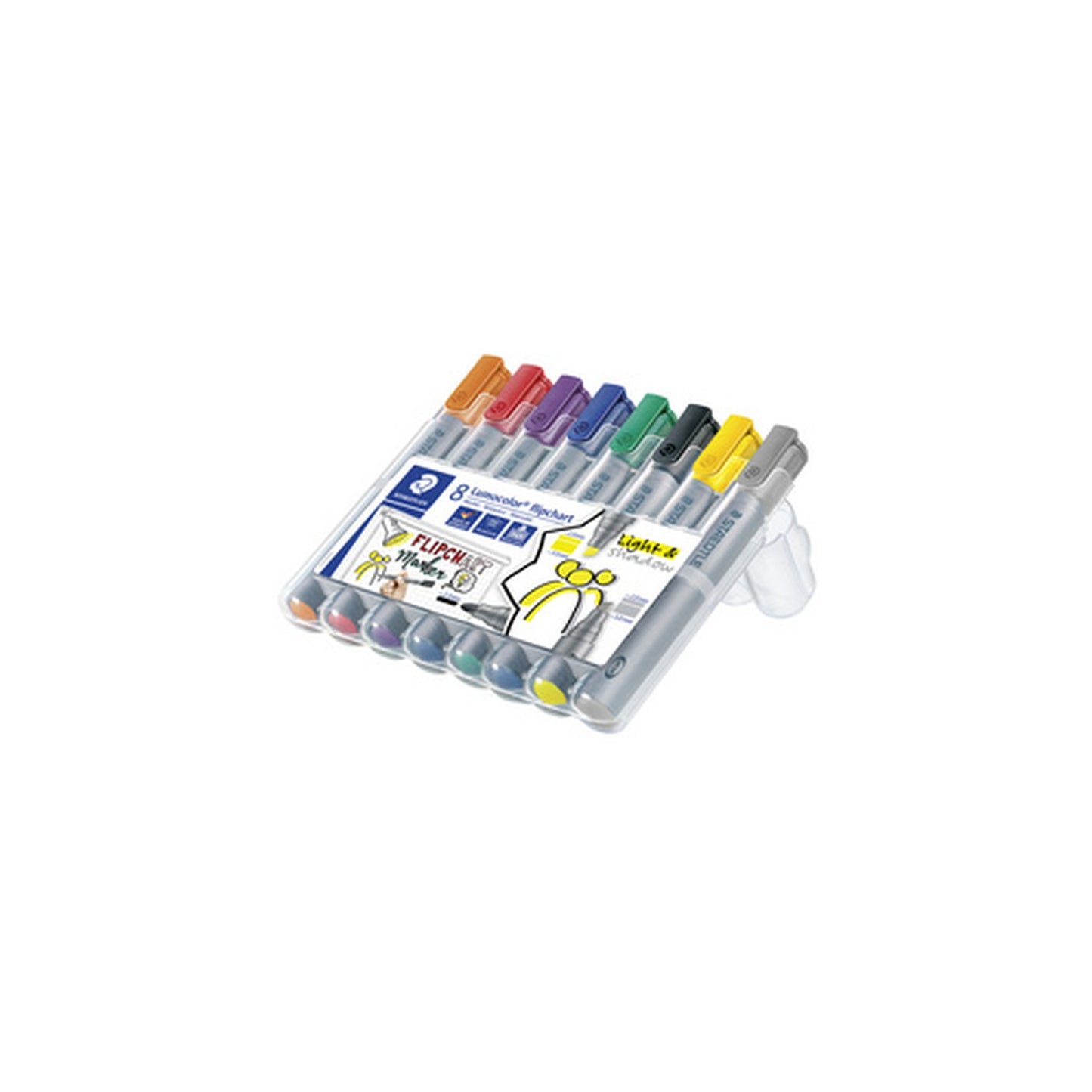 STAEDTLER Lumocolor Marqueur de conférence 356/356B, étui 8