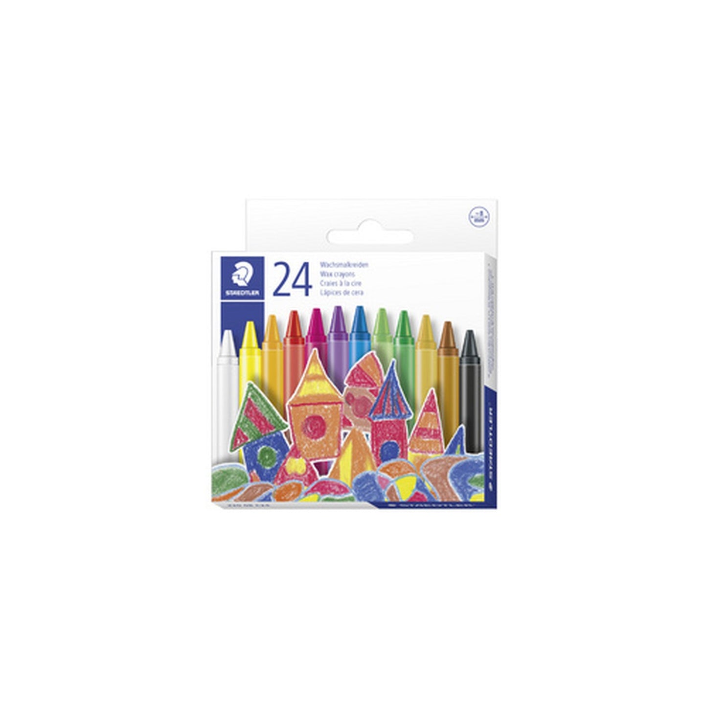 STAEDTLER Craie à la cire, étui carton de 24