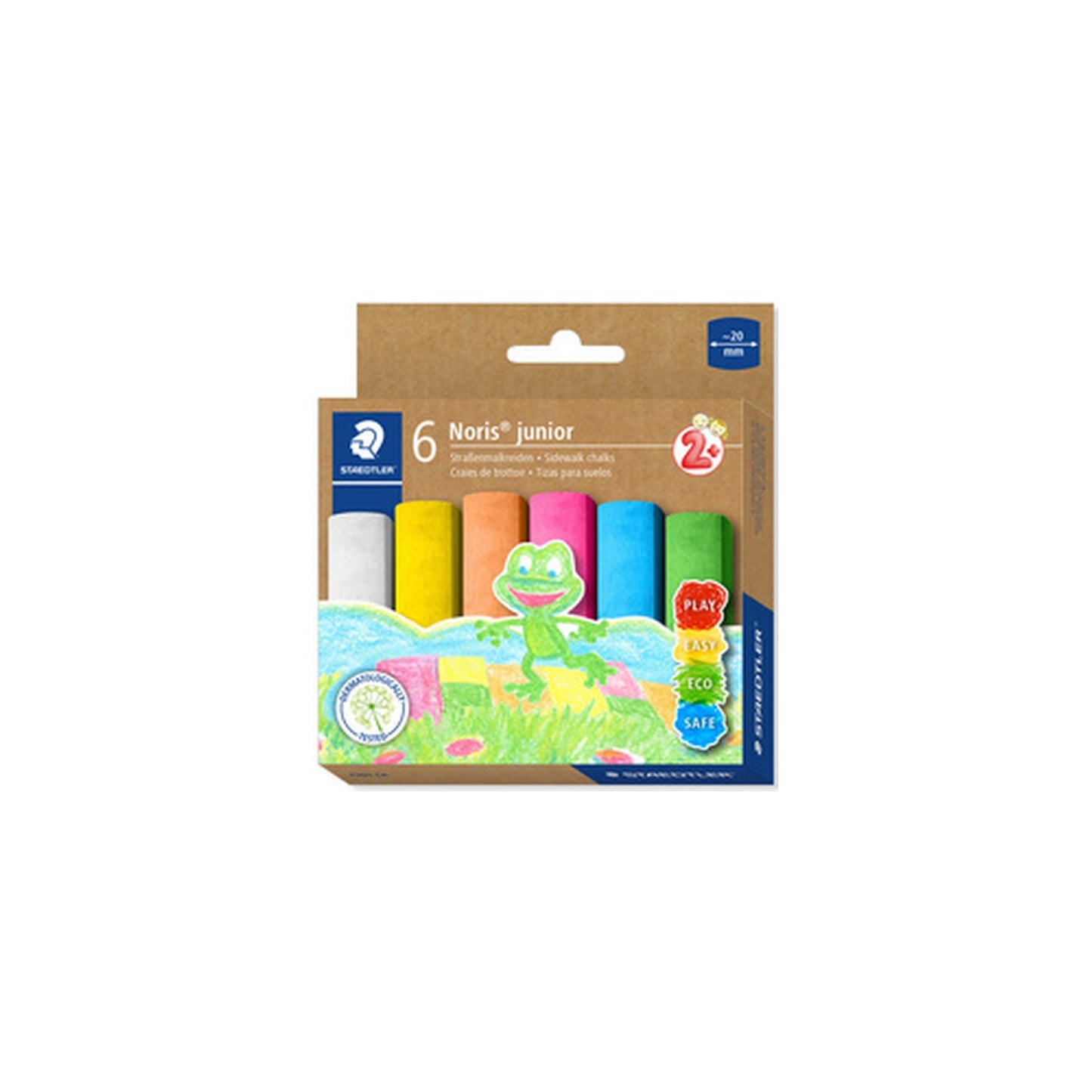 STAEDTLER Craie de trottoir Noris junior, carton de 6
