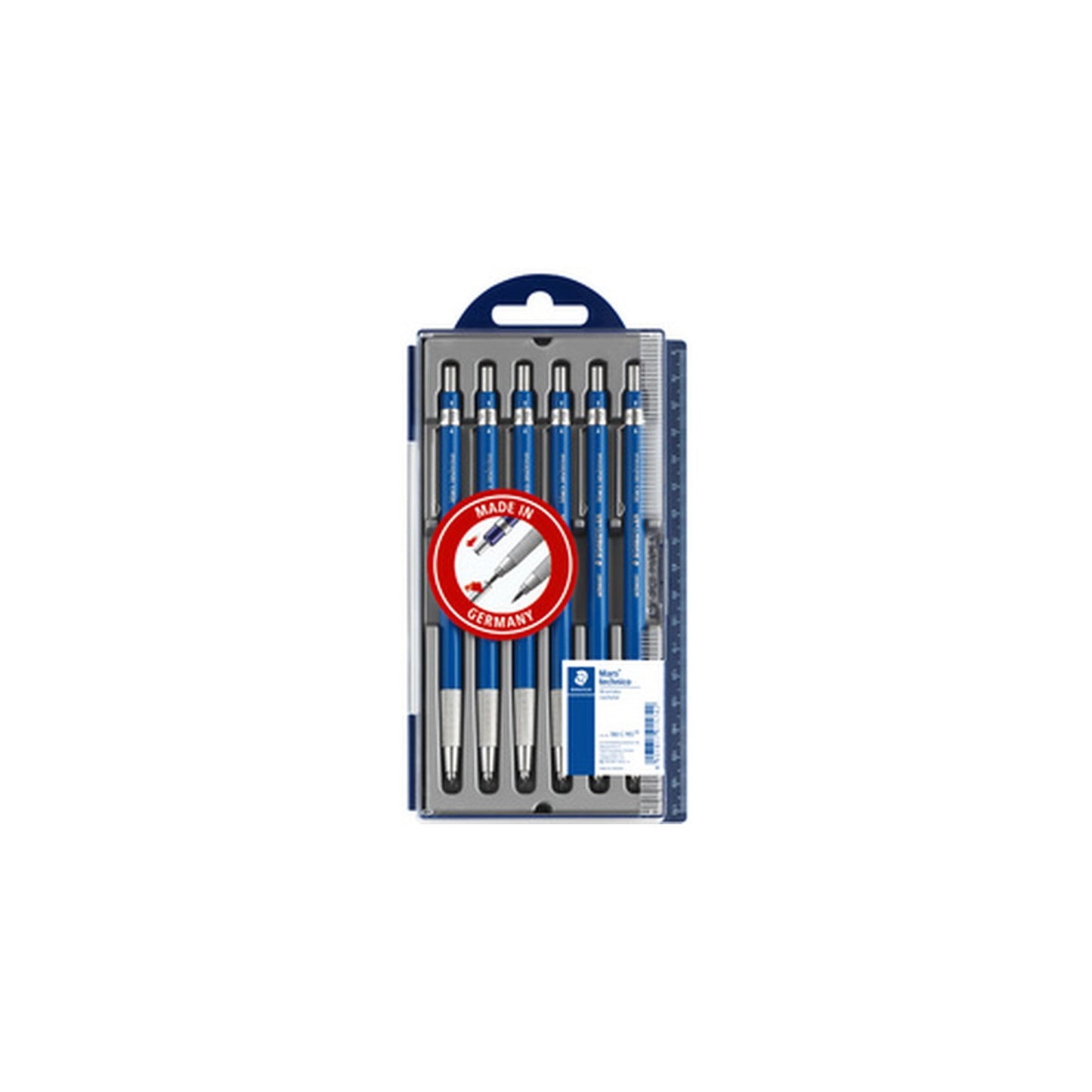 STAEDTLER Porte-mine Mars technico 780 C, bleu, étui de 6