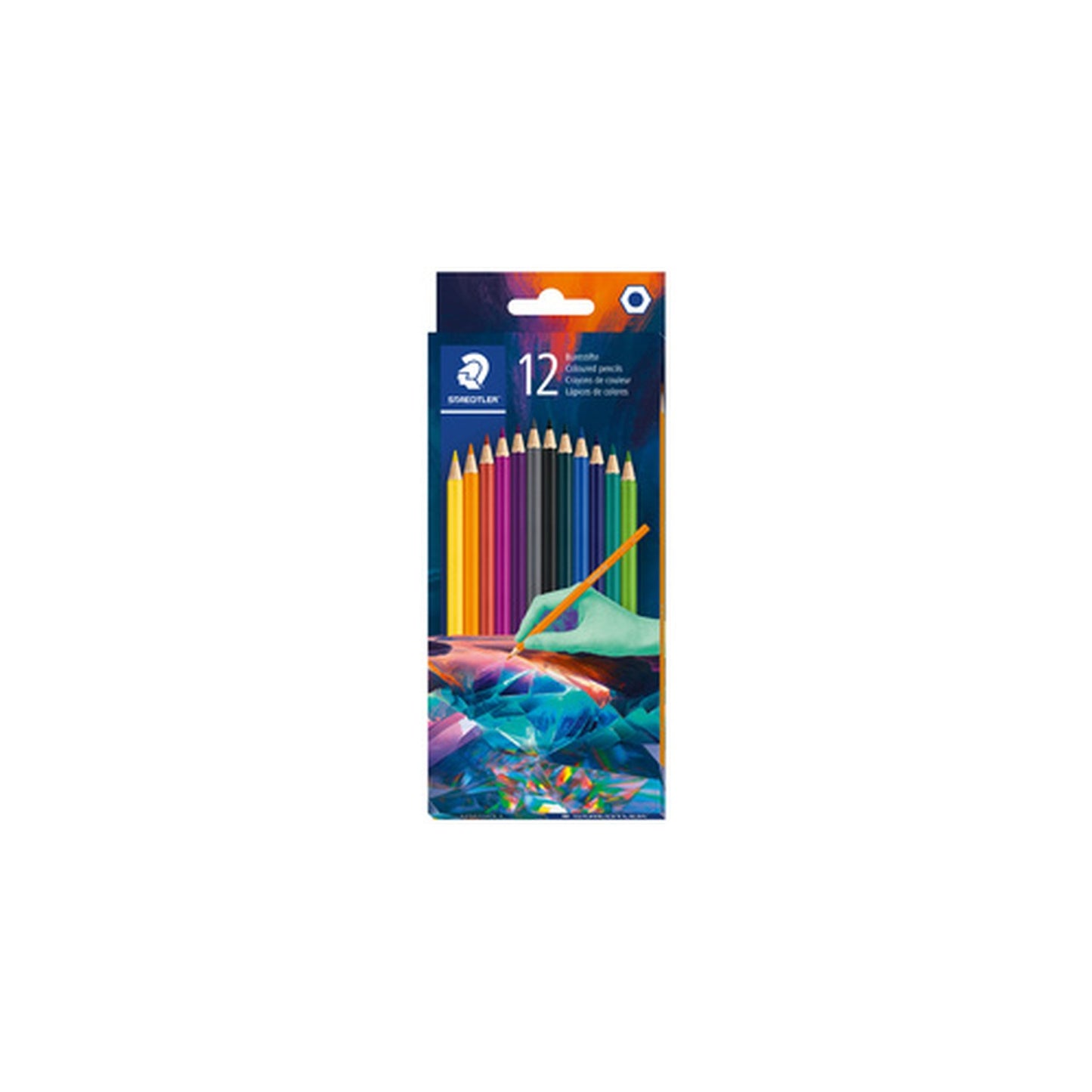 STAEDTLER Crayon de couleur Edition 1, étui en carton de 12