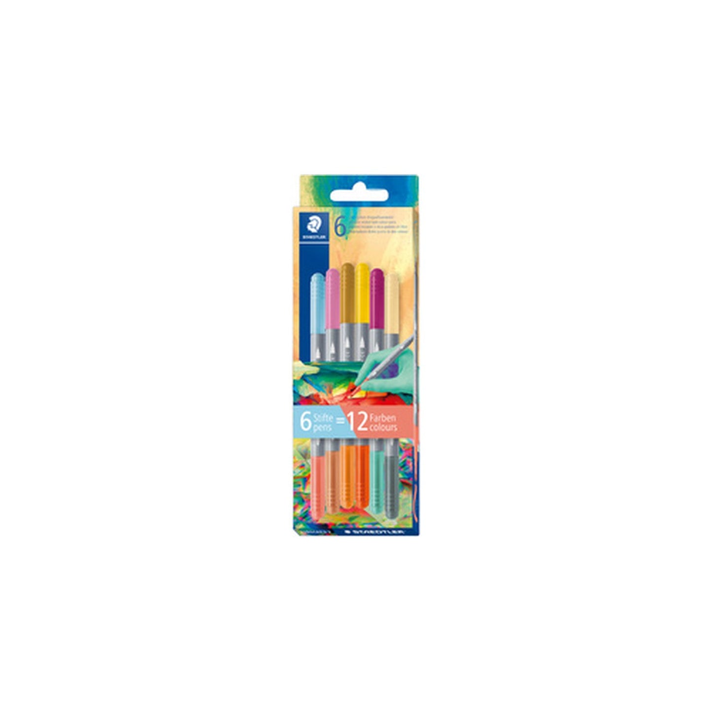 STAEDTLER Doppelfasermaler Edition 1, 6er Kartonetui