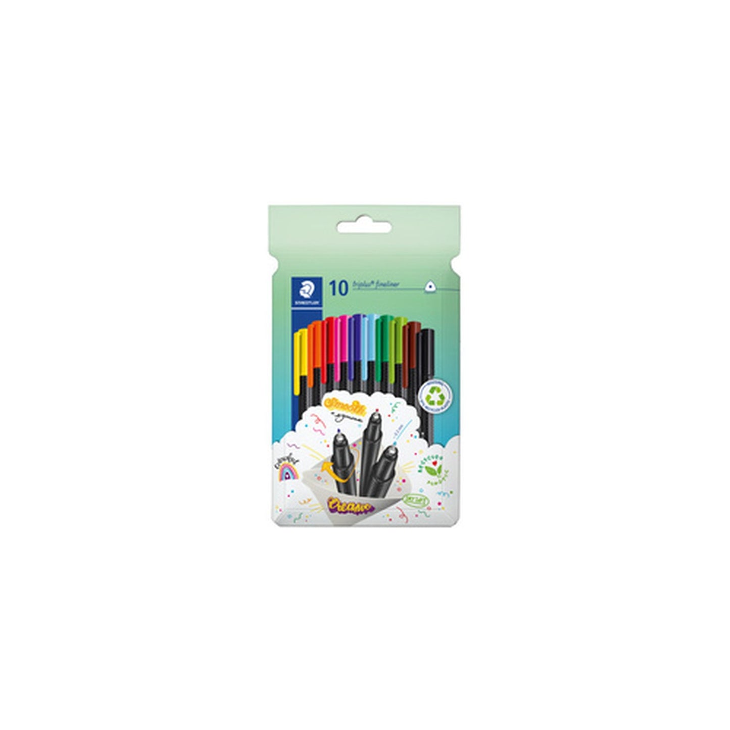 STAEDTLER Fineliner triplus, étui carton de 10