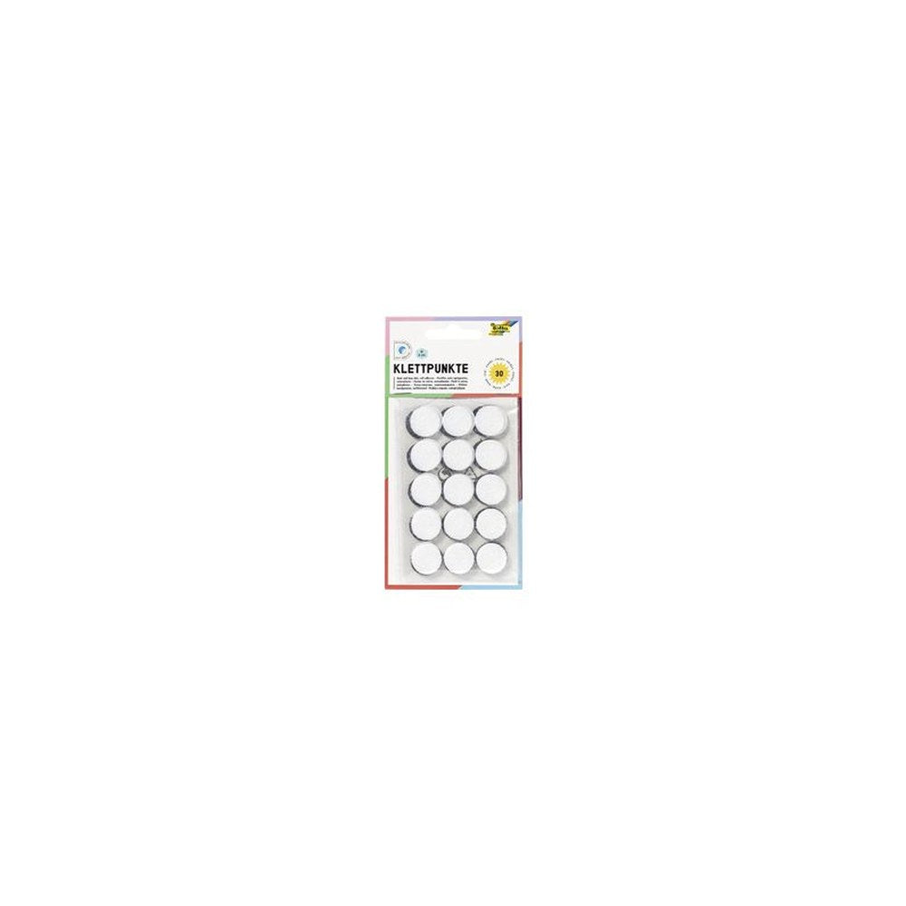 folia Pastilles auto-agripantes, rondes, 20 mm, noir / blanc