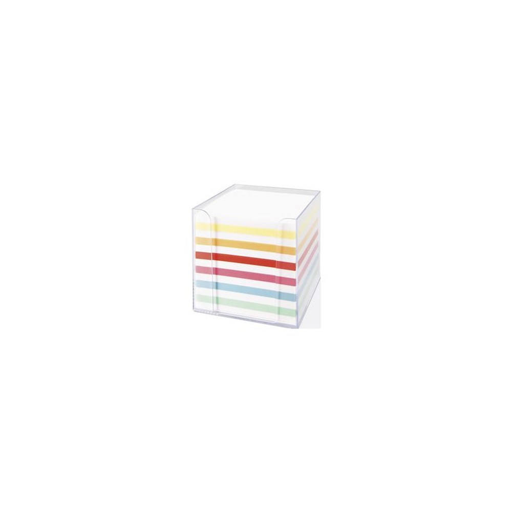 folia Bloc cube avec boîtier, plastique, transparent
