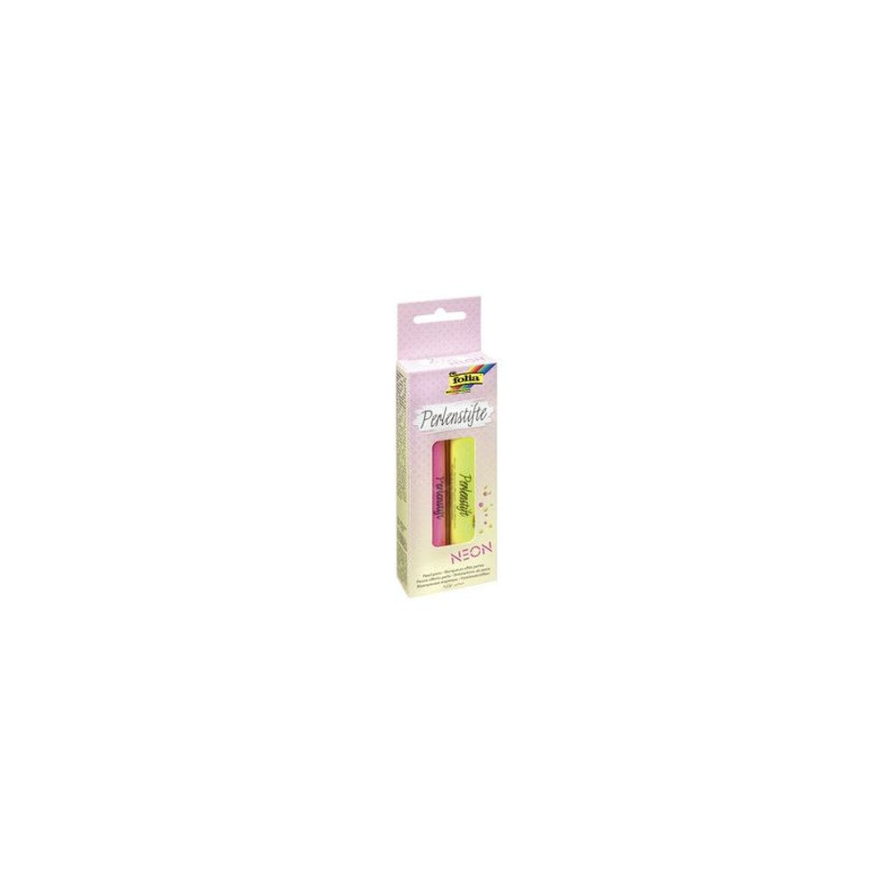 folia Marqueur effet perles "Fluo, 30 ml, kit de 2