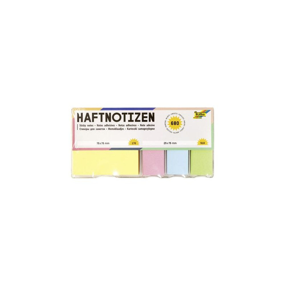 folia Notes repositionnables dans un distributeur, garni