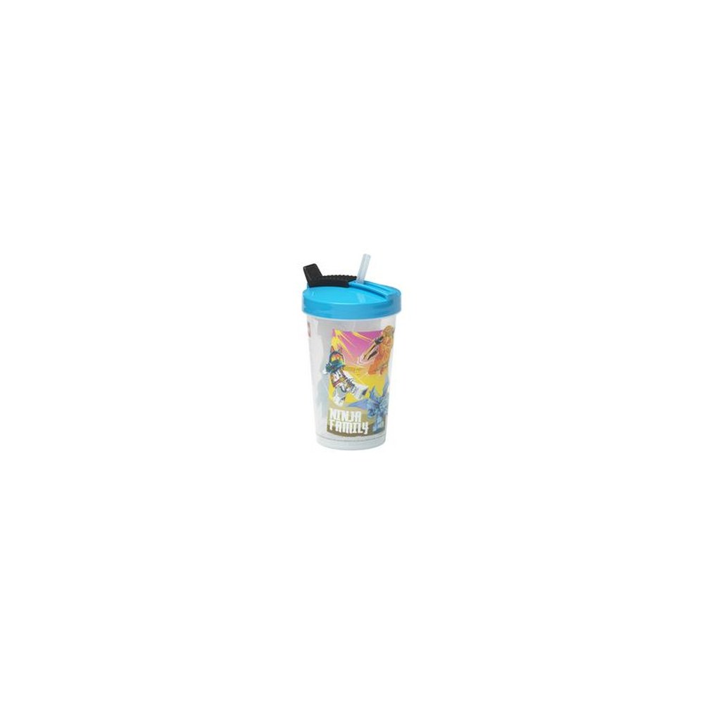 LEGO Gobelet avec paille NINJAGO, 0,5 litre