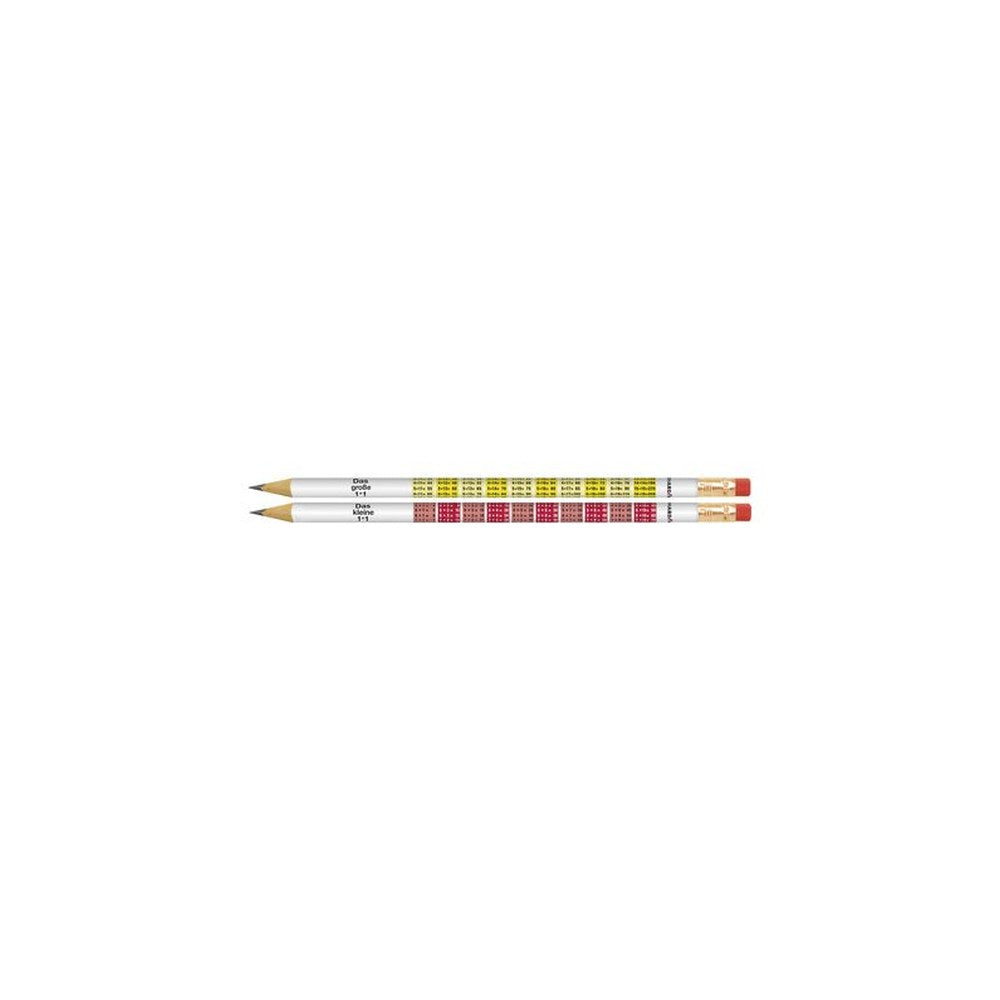 EBERHARD FABER Crayon de papier 1 x 1, avec gomme, B